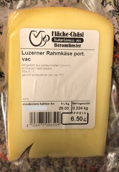 Luzerner Rahmk&auml;se ca. 240 g (CH)